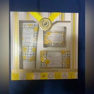 Beekman 1802 Sweet To Be Kind Almond Honey Cookie Bath & Body Gift Set New